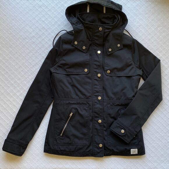 Abercrombie & Fitch 2-in-1 Utility Jacket Removable Vest Water & Wind Resistant - Picture 6 of 14